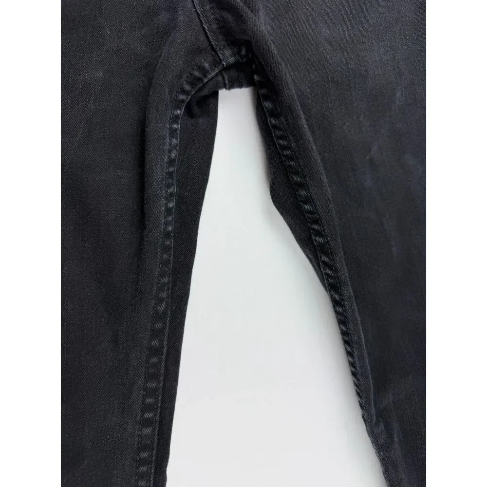 Levi's 514 Straight Fit Jeans Black Wash W30 L32 Waterless Denim